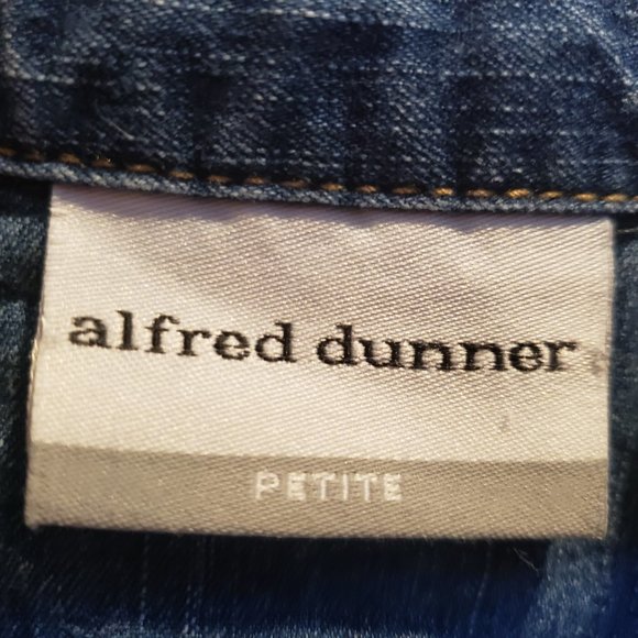 Alfred Dunner Women's Denim/Jean Vest With Embroidered & Beaded Accents Size 16P - Picture 14 of 15